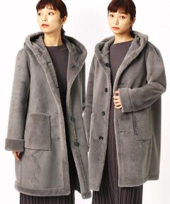 COMME CA ISM / コムサイズム その他アウター | 《リバーシブル》 フェイクムートンコート