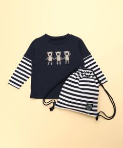 長袖Ｔシャツとリュックが入った　ギフトセット(80・90サイズ)