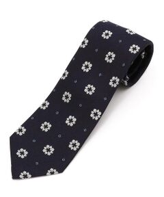 COMME CA ISM / コムサイズム ネクタイ | 《ＫＹＯＴＯ ＭＡＤＥ》 フラワーパターン ネクタイ