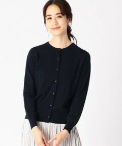 COMME CA ISM / コムサイズム カーディガン・ボレロ | 《ウォッシャブル/コットン》ニット クルーネック カーディガン