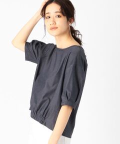 《デニムライク》 ボリュームスリーブ Ｔシャツ