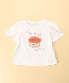 ケーキプリント　半袖Ｔシャツ(80・90サイズ)