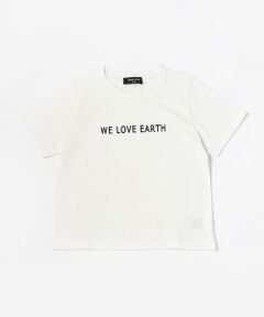 WE　LOVE　EARTH　プリント半袖Ｔシャツ