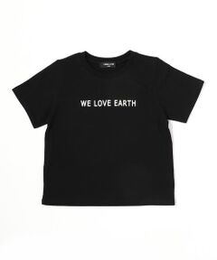 WE　LOVE　EARTH　プリント半袖Ｔシャツ