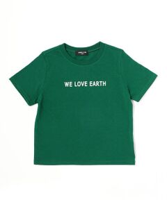 COMME CA ISM / コムサイズム Tシャツ | WE　LOVE　EARTH　プリント半袖Ｔシャツ