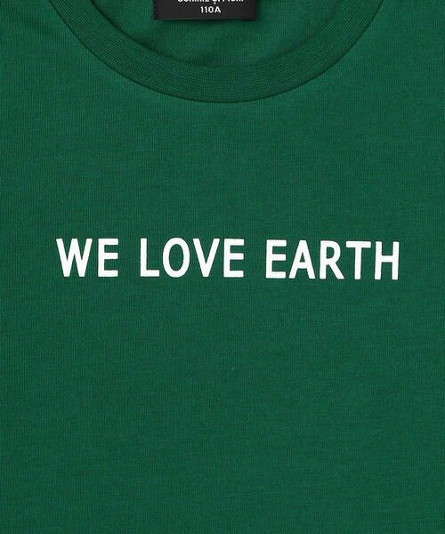 COMME CA ISM / コムサイズム Tシャツ | WE　LOVE　EARTH　プリント半袖Ｔシャツ | 詳細5