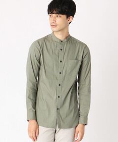 COMME CA ISM / コムサイズム シャツ・ブラウス | ★ＴＶ媒体着用商品★ バンドカラーシャツ