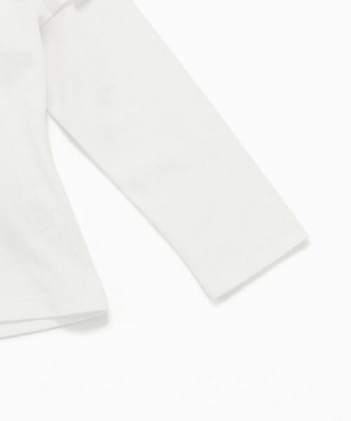 COMME CA ISM / コムサイズム Tシャツ | 花モチーフ付き　レイヤード長袖Ｔシャツ | 詳細4