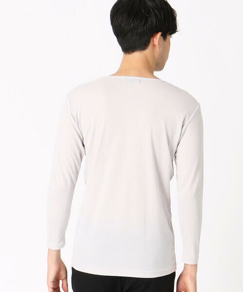 COMME CA ISM / コムサイズム Tシャツ | MIZUNOコラボ　7分袖インナーTシャツ | 詳細4