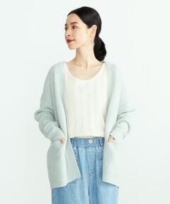 COMME CA ISM / コムサイズム カーディガン・ボレロ | ボタンレス ニットカーディガン