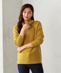 COMME CA ISM / コムサイズム ニット・セーター | ワイドリブ　オフタートルニット