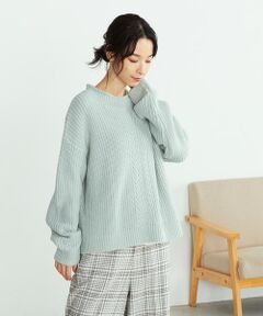 COMME CA ISM / コムサイズム ニット・セーター | 《ウォッシャブル》ショート丈　ボトルネックニット