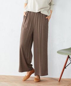 COMME CA ISM / コムサイズム チノ・ワークパンツ | 〈ウエストゴム〉 ジャガード イージーパンツ