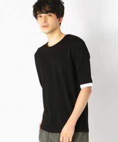 フェイクレイヤード クルーネックＴシャツ