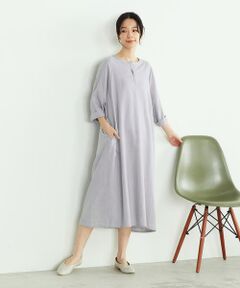 COMME CA ISM / コムサイズム ロング・マキシ丈ワンピース | 《リネン》 スキッパーワンピース アッパッパ