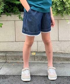 COMME CA ISM / コムサイズム デニムパンツ | ジャージーデニム　ショートパンツ