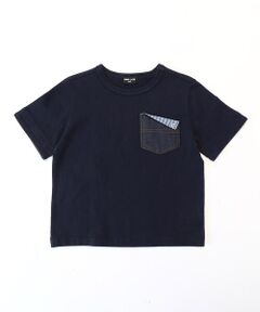 フェイクデニム使い　Tシャツ