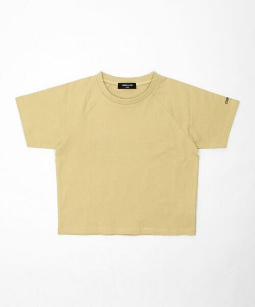 COMME CA ISM / コムサイズム Tシャツ | DICカラー半袖Tシャツ（黄朽葉(きくちば)）