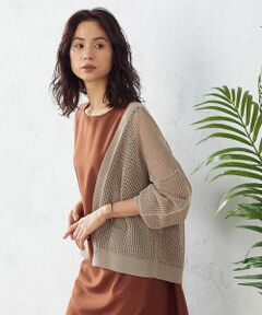 COMME CA ISM / コムサイズム カーディガン・ボレロ | 和紙ホールガーメントニットカーディガン