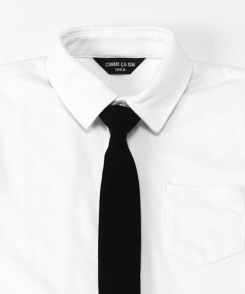 COMME CA ISM / コムサイズム シャツ・ブラウス | ネクタイ付き　半袖シャツ(100-130cm) | 詳細2