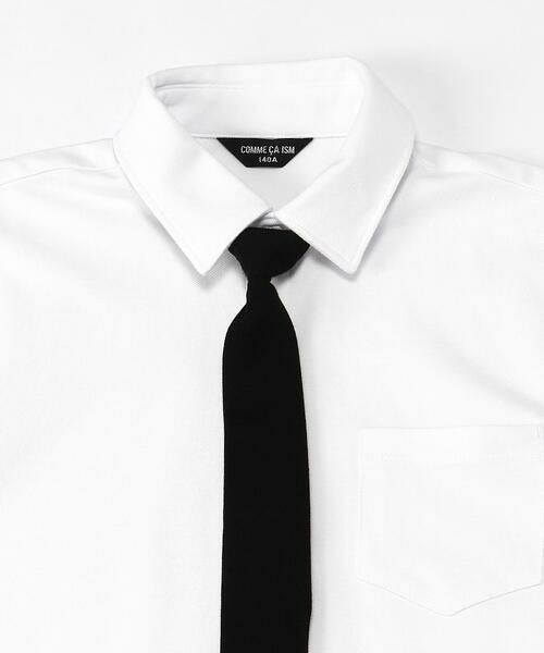COMME CA ISM / コムサイズム シャツ・ブラウス | ネクタイ付き　半袖シャツ (140-160cm) | 詳細2