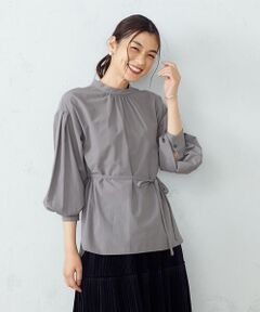 COMME CA ISM / コムサイズム シャツ・ブラウス | スタンドカラー　ブラウス