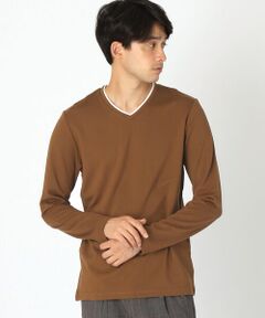 フェイクレイヤード長袖Ｔシャツ