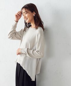 COMME CA ISM / コムサイズム ニット・セーター | シフォン切替 ニット