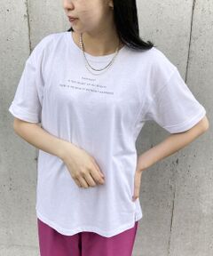 ロゴ　プリントＴシャツ