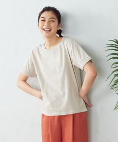 COMME CA ISM / コムサイズム カットソー | ロゴ　プリントＴシャツ