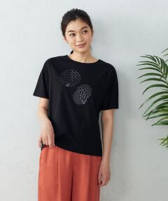 COMME CA ISM / コムサイズム カットソー | 和柄　プリントＴシャツ