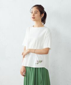 バックシャン　刺繍Ｔシャツ