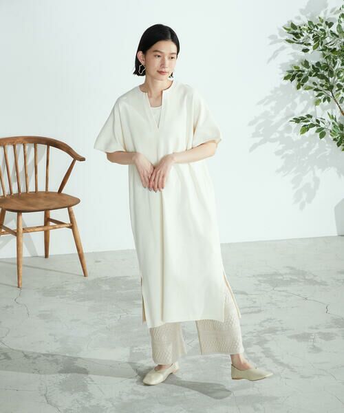 COMME CA ISM / コムサイズム ロング・マキシ丈ワンピース | キーネック ワンピース | 詳細2