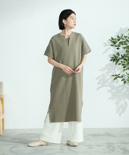 COMME CA ISM / コムサイズム ロング・マキシ丈ワンピース | キーネック ワンピース | 詳細12