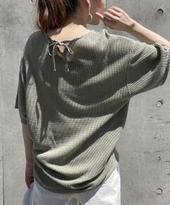 COMME CA ISM / コムサイズム カットソー | ２ＷＡＹ　ワッフルＴシャツ