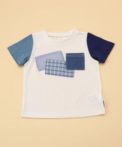 パッチワーク　Tシャツ(80・90cm)