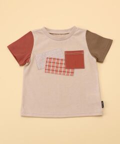 パッチワーク　Tシャツ(80・90cm)