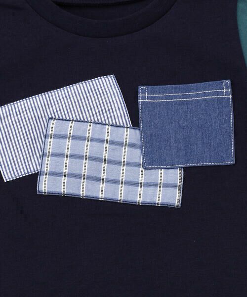 COMME CA ISM / コムサイズム Tシャツ | パッチワーク　Tシャツ(80・90cm) | 詳細2