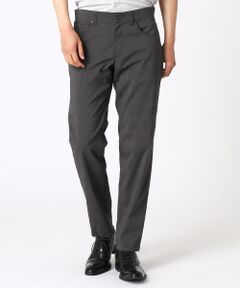 COMME CA ISM / コムサイズム スラックス・ドレスパンツ | グレンチェック柄 スリムパンツ