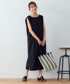 COMME CA ISM / コムサイズム ミニ丈・ひざ丈ワンピース | ノースリーブ　ワンピース