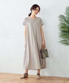 バックシャン　Ｔシャツワンピース