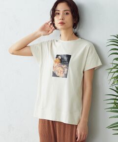 COMME CA ISM / コムサイズム カットソー | フォトプリント　Ｔシャツ
