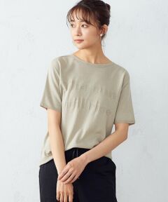 ロゴ　ニットＴシャツ