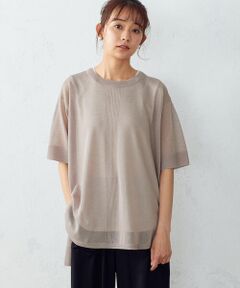 COMME CA ISM / コムサイズム ニット・セーター | シアー ニットチュニック