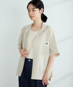 COMME CA ISM / コムサイズム シャツ・ブラウス | 綿麻　開襟シャツ