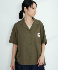 COMME CA ISM / コムサイズム シャツ・ブラウス | 綿麻　開襟シャツ