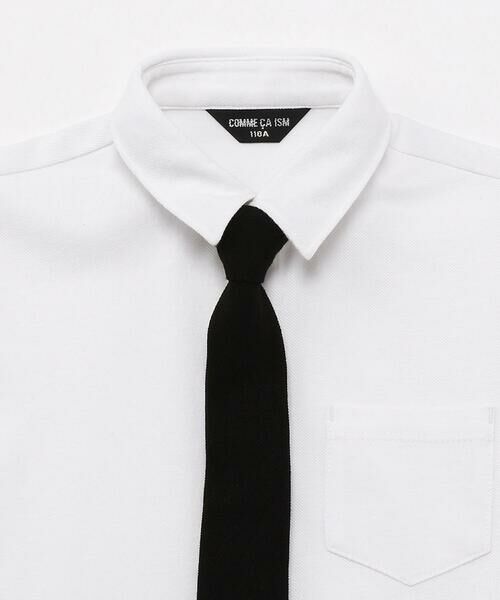 ネクタイ付き半袖シャツ(100-130cm) （シャツ・ブラウス）｜COMME CA