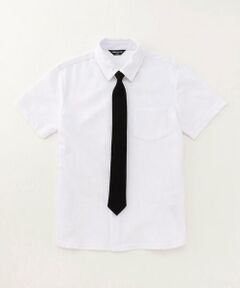 ネクタイ付き半袖シャツ(140-160cm)