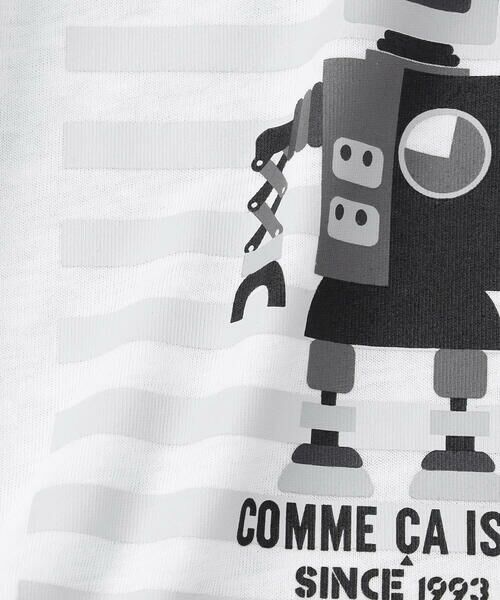 COMME CA ISM / コムサイズム Tシャツ | ボーダープリント　Tシャツ | 詳細11