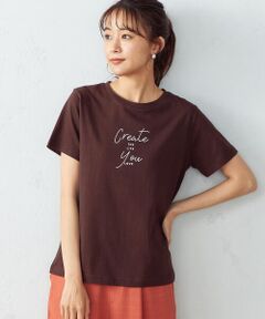 ロゴ　プリントＴシャツ